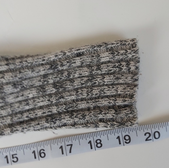 Talula Aritzia Wrap Cardigan Lambswool Cashmere Blend Gray S - Picture 11 of 13